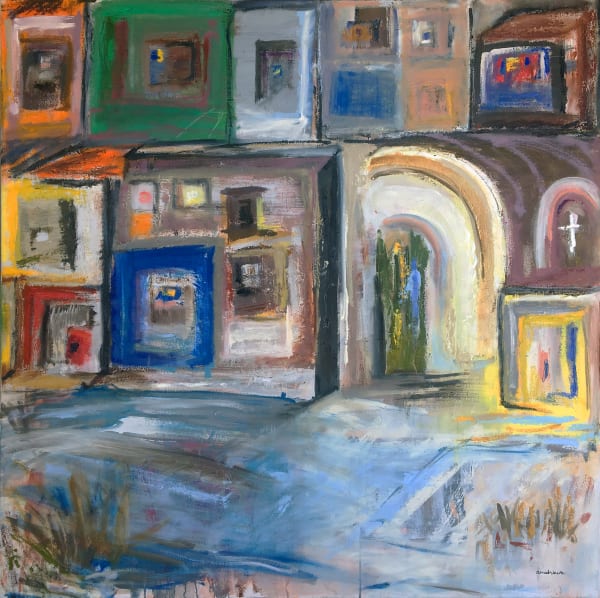 Eric Andrews, Dwellings with Arch, 2016