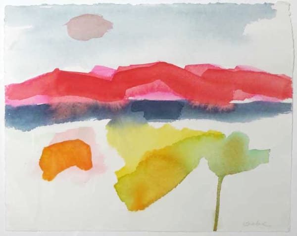 Ann Saint John Hawley, Taos Mountain - Hot Summer Day, 1999