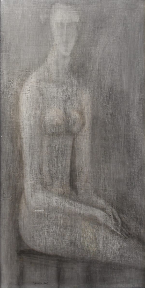 Bernadine Wood, Seated Woman #1, 1956
