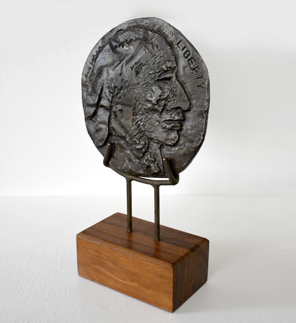 Fritz Scholder, Wooden Nickel, 1973