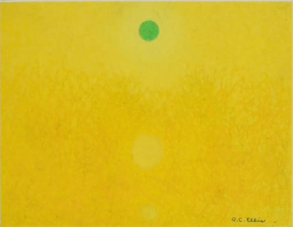 Robert C. Ellis, Volcanoes Series Yellow 1 , ca. 1970s