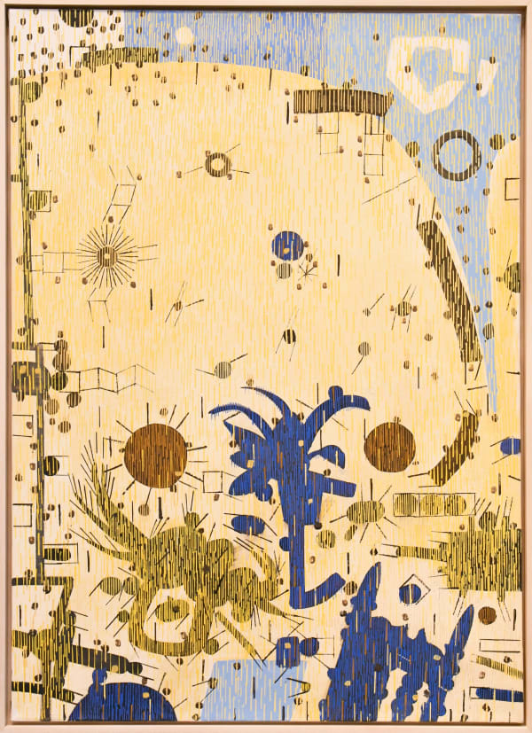 Lee Mullican, Southern California Landscape, (LM759), 1958