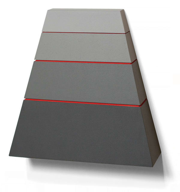 Ronald Davis, Gray taper, 2009