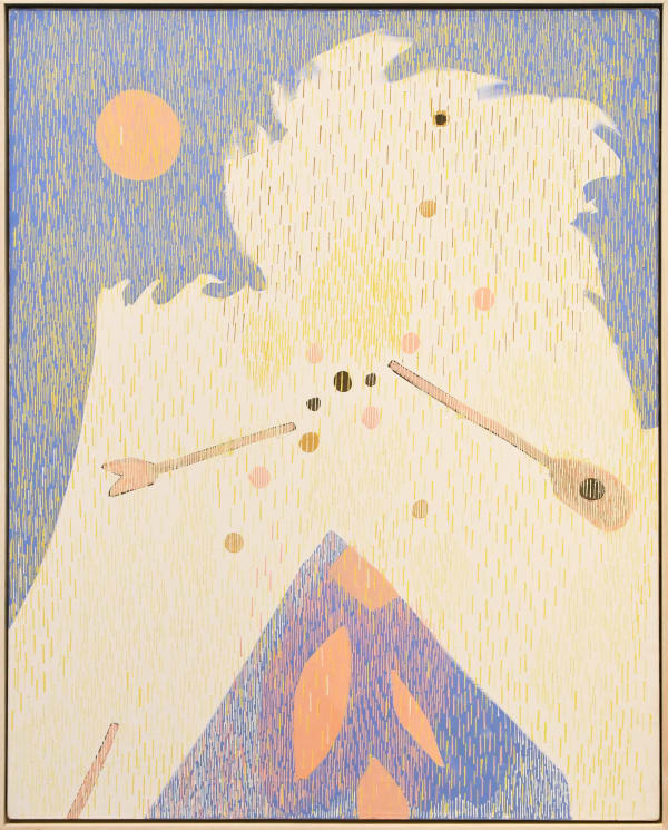 Lee Mullican, Wounded (LM708), 1958