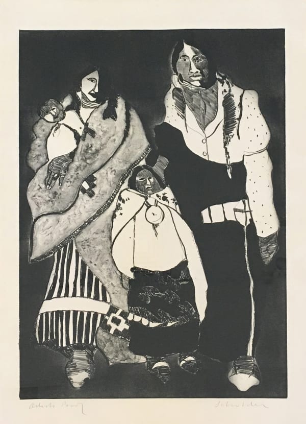 Fritz Scholder, American Family, 1974