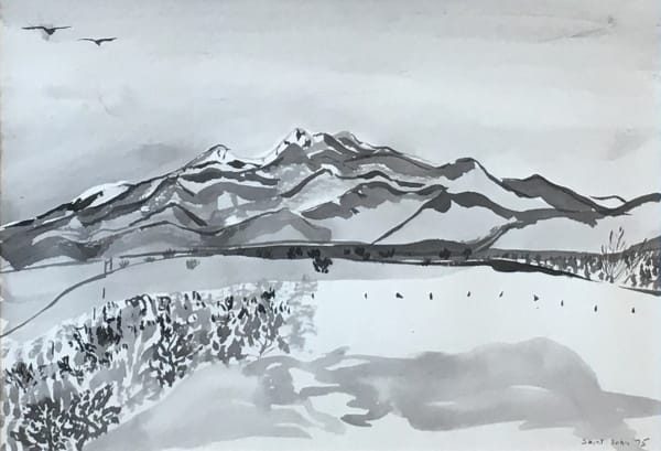 Ann Saint John Hawley, Taos Winter, c. 1975