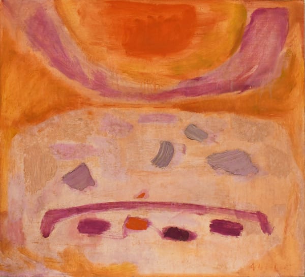Adeïne de la Noë, Untitled Pink Purple Sunset, ca. 1960