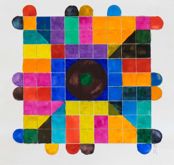 Wesley Rusnell, Mandala of Nine (4), 2005
