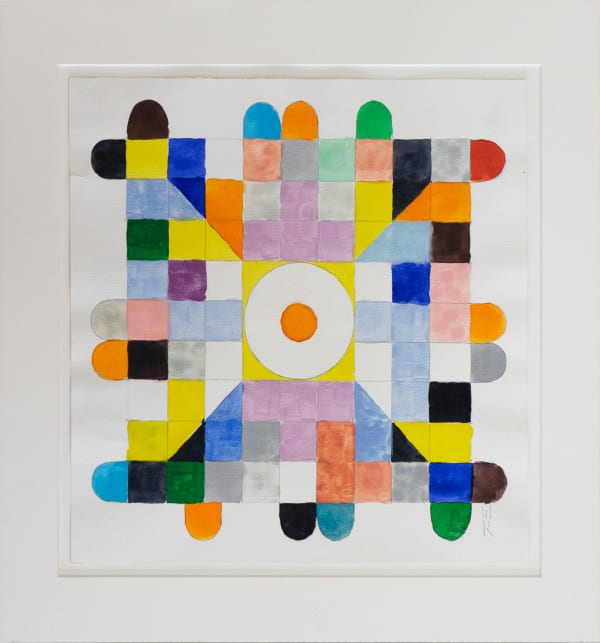 Wesley Rusnell, Mandala of Nine (Double-Sided), 2005