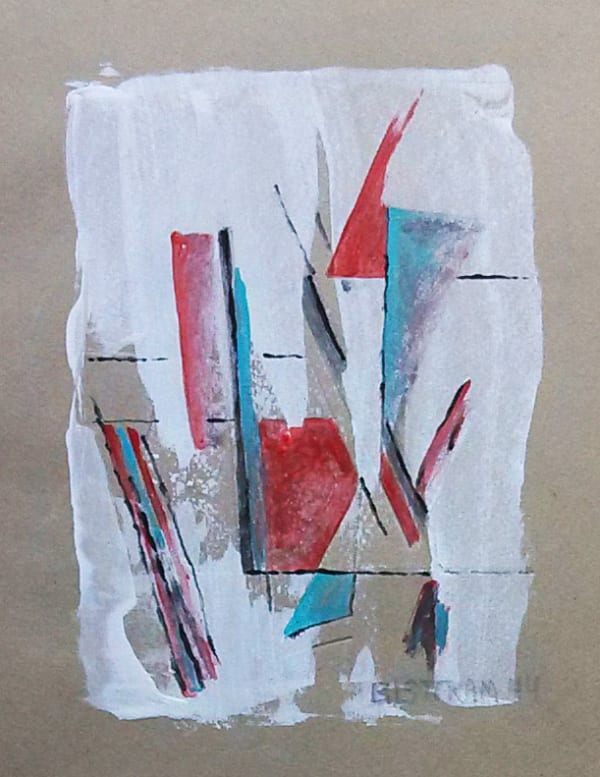 Emil Bisttram, Transcendental Red & White, 1944