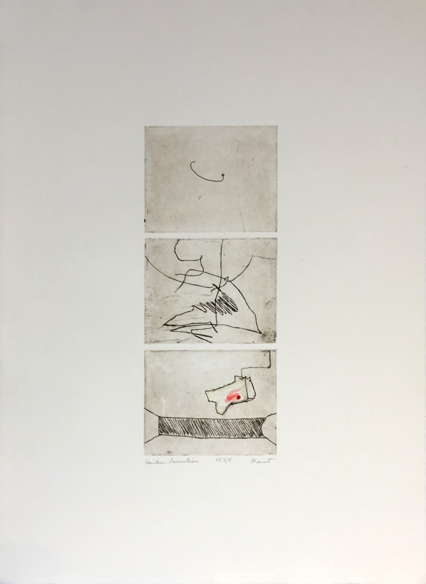 Ann Saint John Hawley, Haiku Invention (three images w/red), n.d.