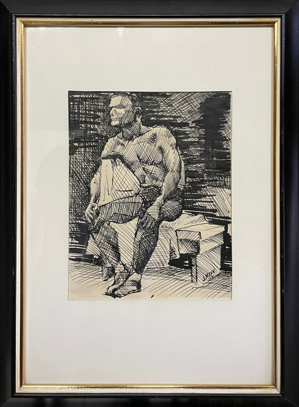 James Meek, Seated Male Figure, c 1970