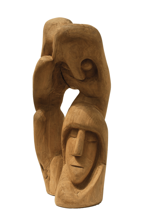 Patrociño Barela, Untitled (Split Totum), ca. 1950s