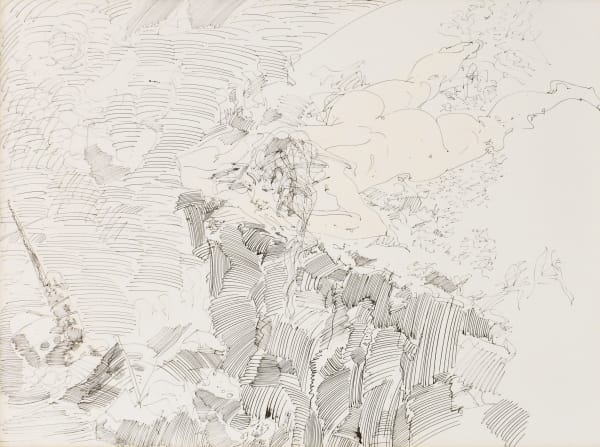 abstract drawing by John Altoon