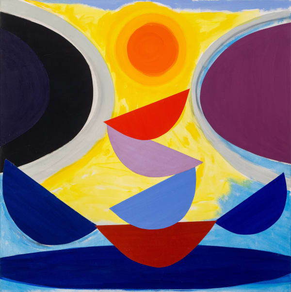 Terry Frost 泰瑞.佛洛斯特, Swing Purple《搖擺的紫》, 2002