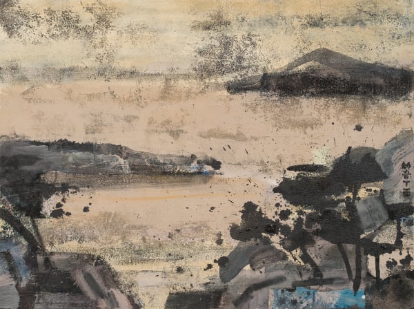 Wang Jieyin 王劼音, Lifeless Lake in a Bare Forest《空湖疏林》, 2017