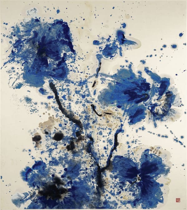 Chloe Ho 何鳳蓮, Blooming Blue《盛藍綻放》, 2019