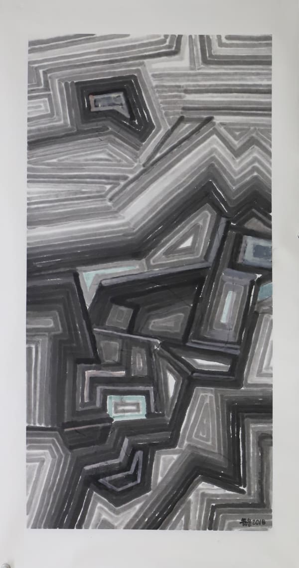 Wang Jieyin 王劼音, Structural Landscape 2《結構山水之二》 , 2018