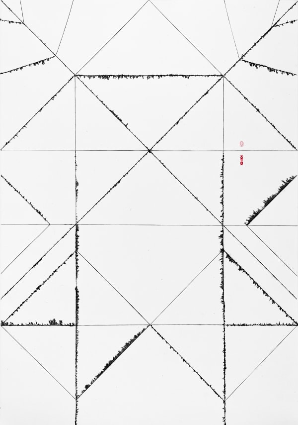 anothermountainman 又一山人, folding paper —— dedicated to my home city_heart《紙摺 —— 寄我城_心》, 2024