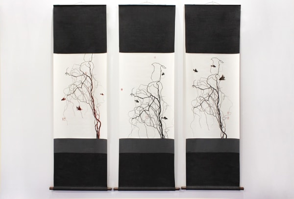 anothermountainman 又一山人, from su shi to bada shanren_flying fish《從蘇東坡想起八大山人_飛魚》, 2013