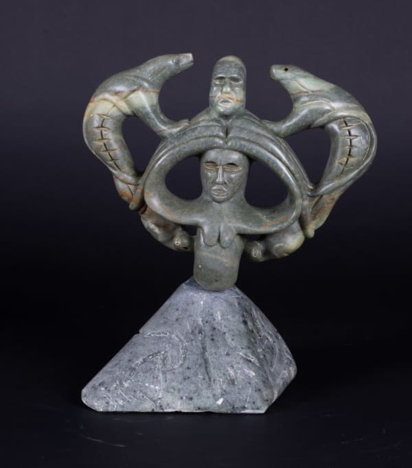 Abraham Anghik, Composition with Sedna & Qulliq, 2025