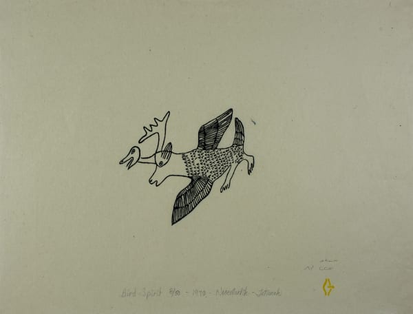 Josiah Nuilaalik - Bird Spirit, 1970