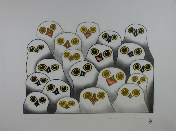 Kananginak Pootoogook, Parliament of Owls, 2005