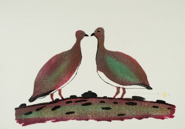 William Noah, Ptarmigans at Sunrise, 1975