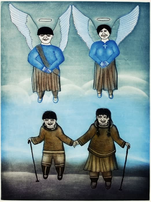 Koomwartok Ashoona - Angels Beckon, 2002