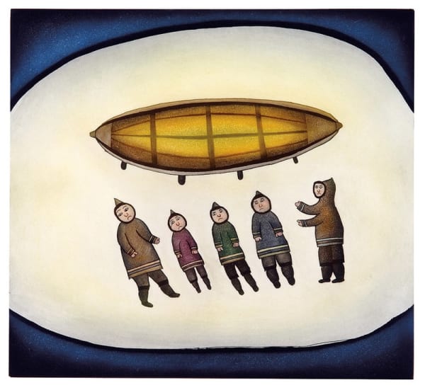 Ohotaq Mikkigak, Five Men and a Boat, 2007