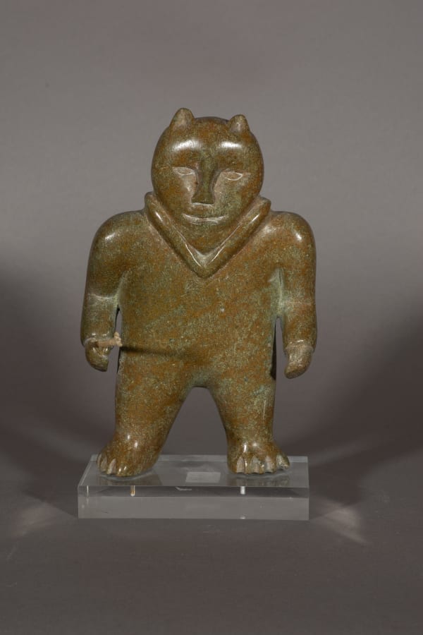 Joe Arlooktoo - Shaman with Trident / shaman avec trident, ca. 1972