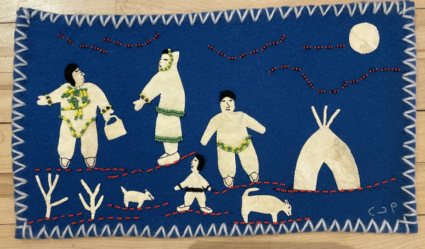 Eva Talooki Aliktiluk, Camp Scene, ca. 1980