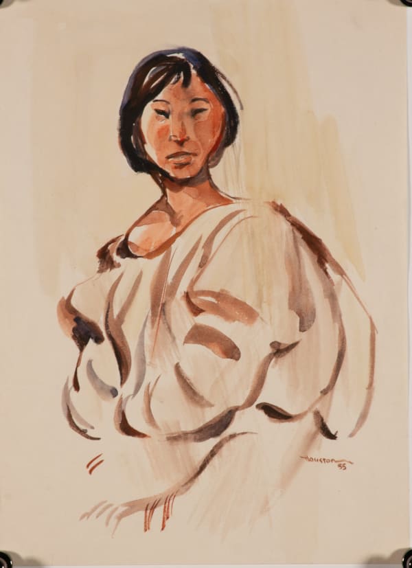 James Houston, Untitled (Woman in Amautik), 1955