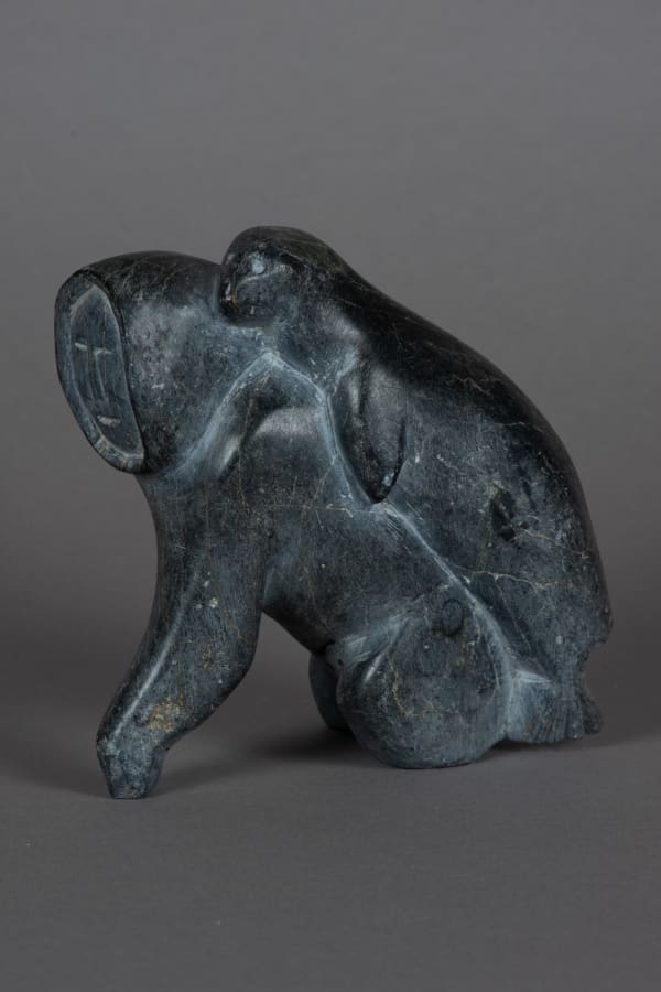 John Attok, Hunter with Catch / chasseur et phoque, ca. 1975