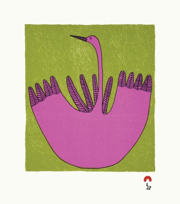Ningiukulu Teevee, Blossoming Bird, 2024