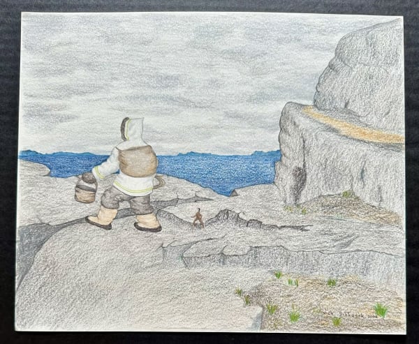 Nick Sikkuark - Hunter with Spirit Helper ? Chasseur et esprit, 2003