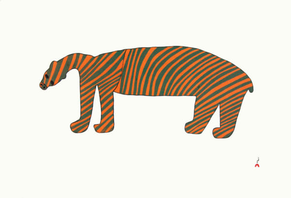 Saimaiyu Akesuk, Striped Bear, 2018