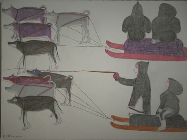 Janet Kigusiuq, Travel by Dogsled