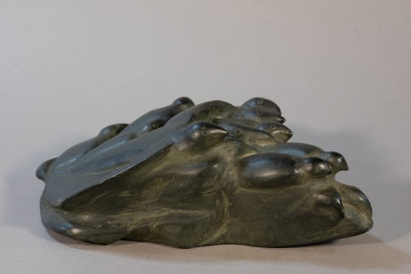 Silas Qiyuk, Bird cluster / oiseaux, ca. 1975