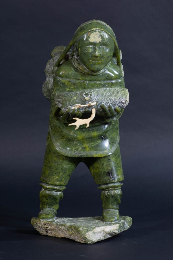 Mosesie Kolola - Caribou Hunter / chasseur de caribou, ca. 1980