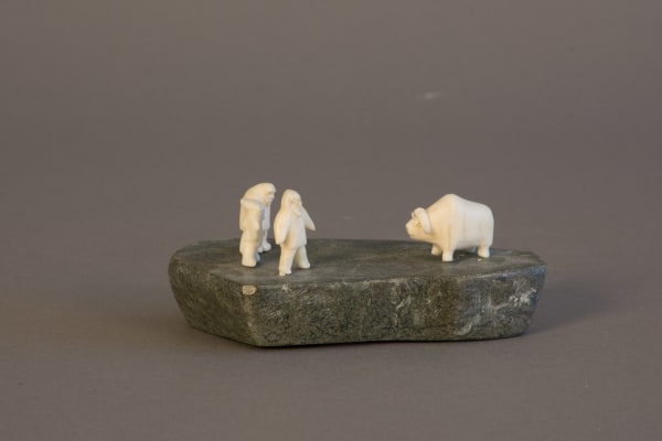 Mark Tungilik, Muskox Hunt / chasse au boeuf musqé, ca. 1975