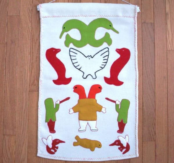 Emily Halluqtalik - Owl, Mosquitos and Spirits, 1970's