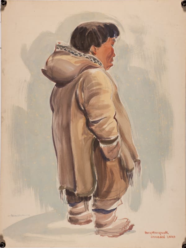 James Houston, Angutingwak Ennadai Lake, ca. 1956