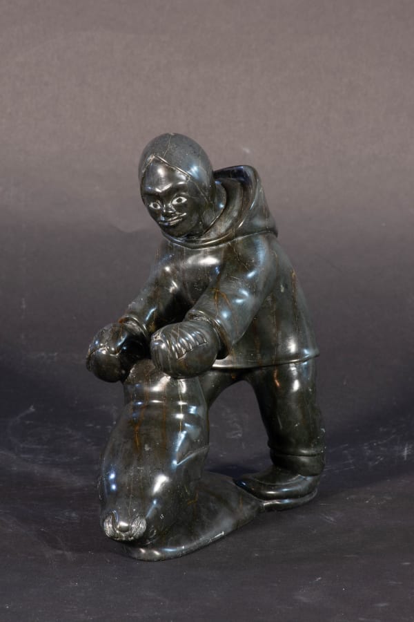 Eli Elijassiapik, Hunter & Seal /chasseur et phoque, 1996