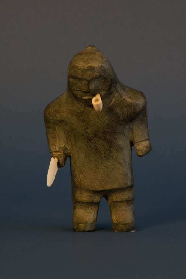 George Tataniq, Inuk With Pipe / fumeur, ca. 1975