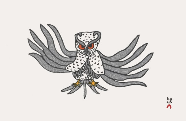 Ooloosie Saila, Almighty Owl, 2022