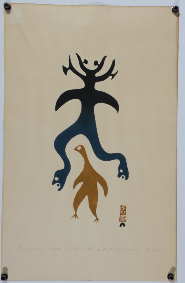 Josephie Pootoogook, The Destiny of Akmgirk, 1960