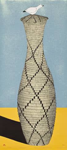 Arnaqu Ashevak, Ivik (Grass Basket), 2004