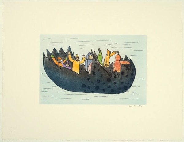 Shuvinai Ashoona, Sea shell, 2011