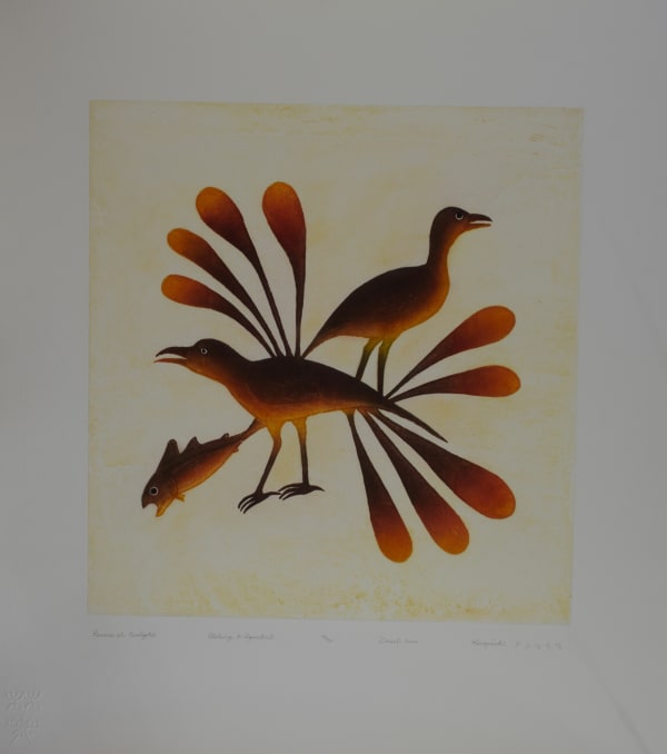 Kenojuak Ashevak, Ravens at Twilight, 2000